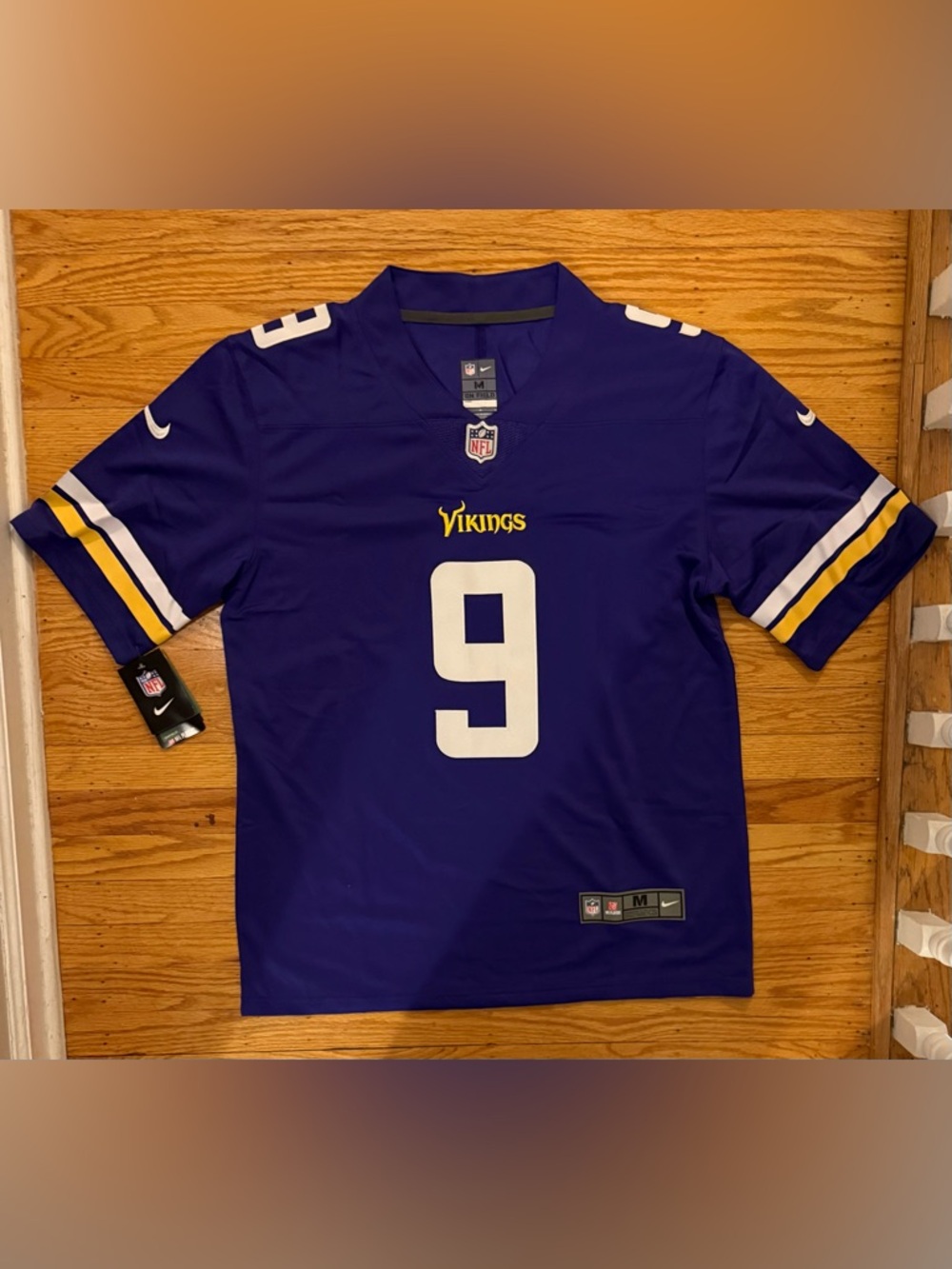 🏈 NWT Nike Minnesota Vikings JJ McCarthy Stitched Jersey Medium  🏈